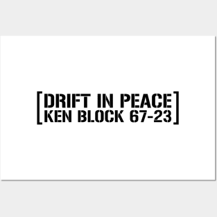 Ken Block Drift In Peace Posters and Art